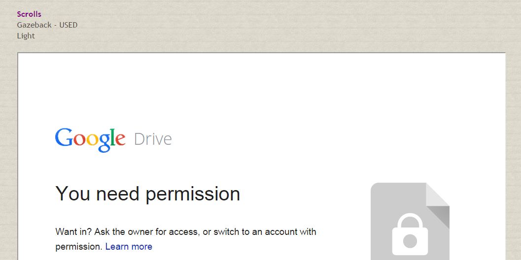 Cannot Read Wen Sheet.JPG
